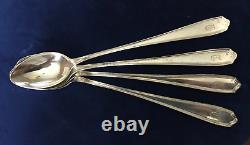 MARYLAND by Alvin Sterling Silver Iced Tea Spoon 7 7/8 Set of 4 Spoons