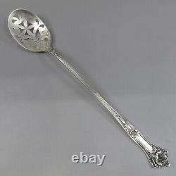 MORNING GLORY by ALVIN Sterling Silver 7 1/2 Olive Spoon 24g Barware No Mono