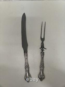 Majestic Alvin Sterling Handle Serving Fork & Knife