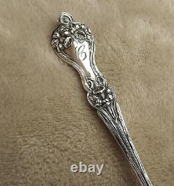 Majestic by Alvin 8 5/8 Sterling jelly cake server mono C Orchid