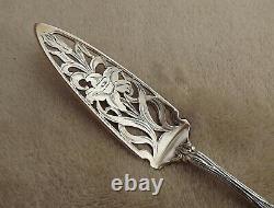 Majestic by Alvin 8 5/8 Sterling jelly cake server mono C Orchid