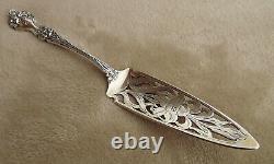 Majestic by Alvin 8 5/8 Sterling jelly cake server mono C Orchid