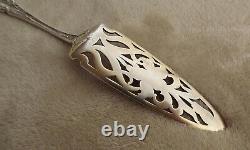 Majestic by Alvin 8 5/8 Sterling jelly cake server mono C Orchid