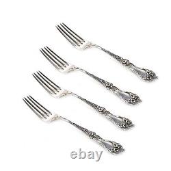 Majestic by Alvin Sterling Fork 6 3/4 (No Monogram)(Total Weight 165.14gr) 4pcs