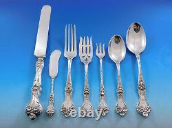 Majestic by Alvin Sterling Silver Flatware Set for 12 Service 93 pieces C Mono