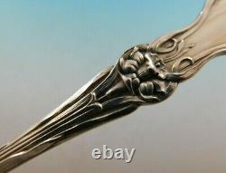 Majestic by Alvin Sterling Silver Jelly Cake Server with Orchid on Blade 8 1/2