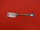 Majestic By Alvin Sterling Silver Salad Fork 4-tine With Bar Pierced 5 7/8