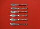 Majestic By Alvin Sterling Silver Trout Knife Set 6pc. Hhws Custom 7 1/2