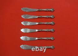 Majestic by Alvin Sterling Silver Trout Knife Set 6pc. HHWS Custom 7 1/2