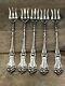 Majestic By Alvin Sterling Silver Set Of 5 Cocktail Forks 5 3/8