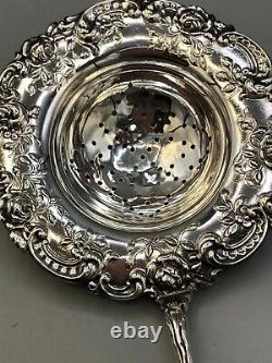 Majestic by Alvin sterling silver Over the Cup Tea Strainer 6.5