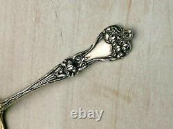 Majestic by Alvin sterling silver Pierced Almond Spoon 5.75, beautiful antique