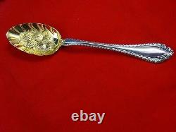 Melrose by Alvin Sterling Silver Berry Spoon with Embossed Fruit in Bowl (#4310)
