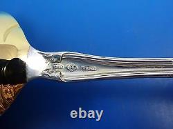 Melrose by Alvin Sterling Silver Berry Spoon with Gold Wash Flowers in Bowl 10057