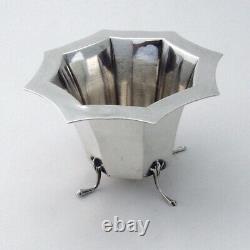 Mid Century Footed Cigarette Urn Alvin Sterling Silver