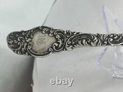 Monterey By Alvin 1895 Sterling 8 5/8 Solid Berry/Casserole Spoon