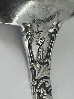 Monterey By Alvin 1895 Sterling 8 5/8 Solid Berry/Casserole Spoon