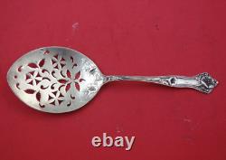 Morning Glory By Alvin Sterling Silver Tomato Server pierced withleaves 8 1/4