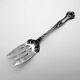 Morning Glory Cold Meat Fork Alvin Sterling Silver 1909 No Mono