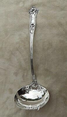 Morning Glory by Alvin 11 1/2 large all Sterling ladle mono H Nice