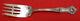 Morning Glory By Alvin Sterling Silver Beef Fork / Fish Fork With Bar 6 1/4