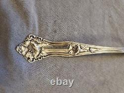 Morning Glory by Alvin Sterling Silver Solid Cold Meat Serving Fork 7 5/8