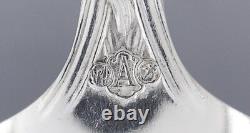 Nice Set 6 Alvin Sterling Silver Fleur De Lis Pat. Demitasse Spoons