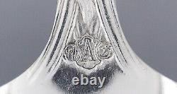 Nice Set 6 Alvin Sterling Silver Fleur De Lis Pat. Demitasse Spoons