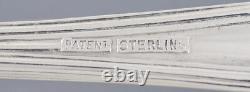 Nice Set 6 Alvin Sterling Silver Fleur De Lis Pat. Demitasse Spoons