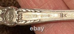 Nuremburg Alvin Sterling Silver Set of 6 Cocktail Forks Art Nouveau Devil Face
