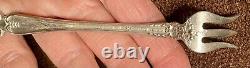 Nuremburg Alvin Sterling Silver Set of 6 Cocktail Forks Art Nouveau Devil Face