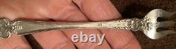Nuremburg Alvin Sterling Silver Set of 6 Cocktail Forks Art Nouveau Devil Face