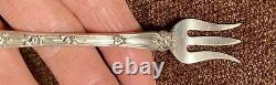 Nuremburg Alvin Sterling Silver Set of 6 Cocktail Forks Art Nouveau Devil Face