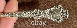 Nuremburg Alvin Sterling Silver Set of 6 Cocktail Forks Art Nouveau Devil Face