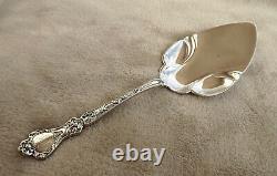 Nuremburg by Alvin 8 5/8 all Sterling pie server mono AWD Demon Face