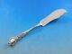Nuremburg By Alvin Sterling Silver Master Butter Flat Handle 7 Serving Heirloom