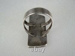 OLD Alvin Sosolda STERLING SILVER BEAR PAW RING sz 6.5 Bernard Dawahoya student