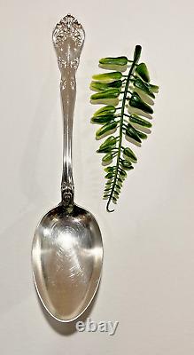 ONE Alvin Sterling Silver Chateau Rose Serving Spoon 8-3/8 Lg 60.8 Grams