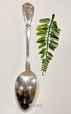 ONE Alvin Sterling Silver Chateau Rose Serving Spoon 8-3/8 Lg 60.8 Grams