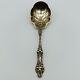 Old Orange Blossom Sterling Silver By Alvin Serving Spoon 7 3/4 Inches