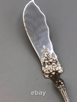 Old Orange Blossom Sterling Silver by Alvin solid Master Butter Knife 7 1/8