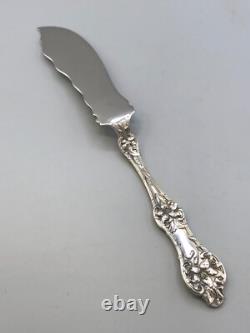 Old Orange Blossom Sterling Silver by Alvin solid Master Butter Knife 7 1/8