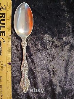 Old Orange Blossom Teaspoons By Alvin Sterling Lot Of 5