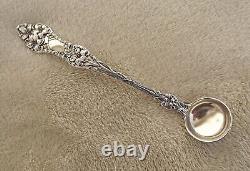 Old Orange Blossom by Alvin 5 1/8 original Sterling mustard ladle no mono