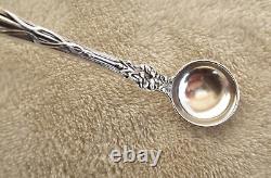 Old Orange Blossom by Alvin 5 1/8 original Sterling mustard ladle no mono