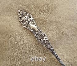 Old Orange Blossom by Alvin 5 1/8 original Sterling mustard ladle no mono