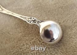 Old Orange Blossom by Alvin 5 1/8 original Sterling mustard ladle no mono