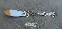 Old Orange Blossom by Alvin 7 1/4 Sterling master butter knife mono C