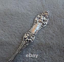 Old Orange Blossom by Alvin 7 1/4 Sterling master butter knife mono C