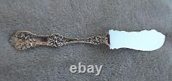 Old Orange Blossom by Alvin 7 1/4 Sterling master butter knife mono C